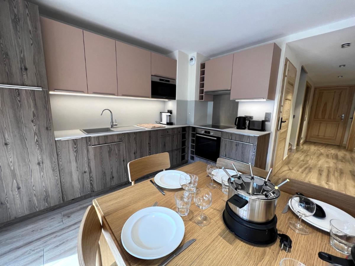 Ours Polaire Bel Appartement Village Et Pistes Ла-Клюсаз Экстерьер фото