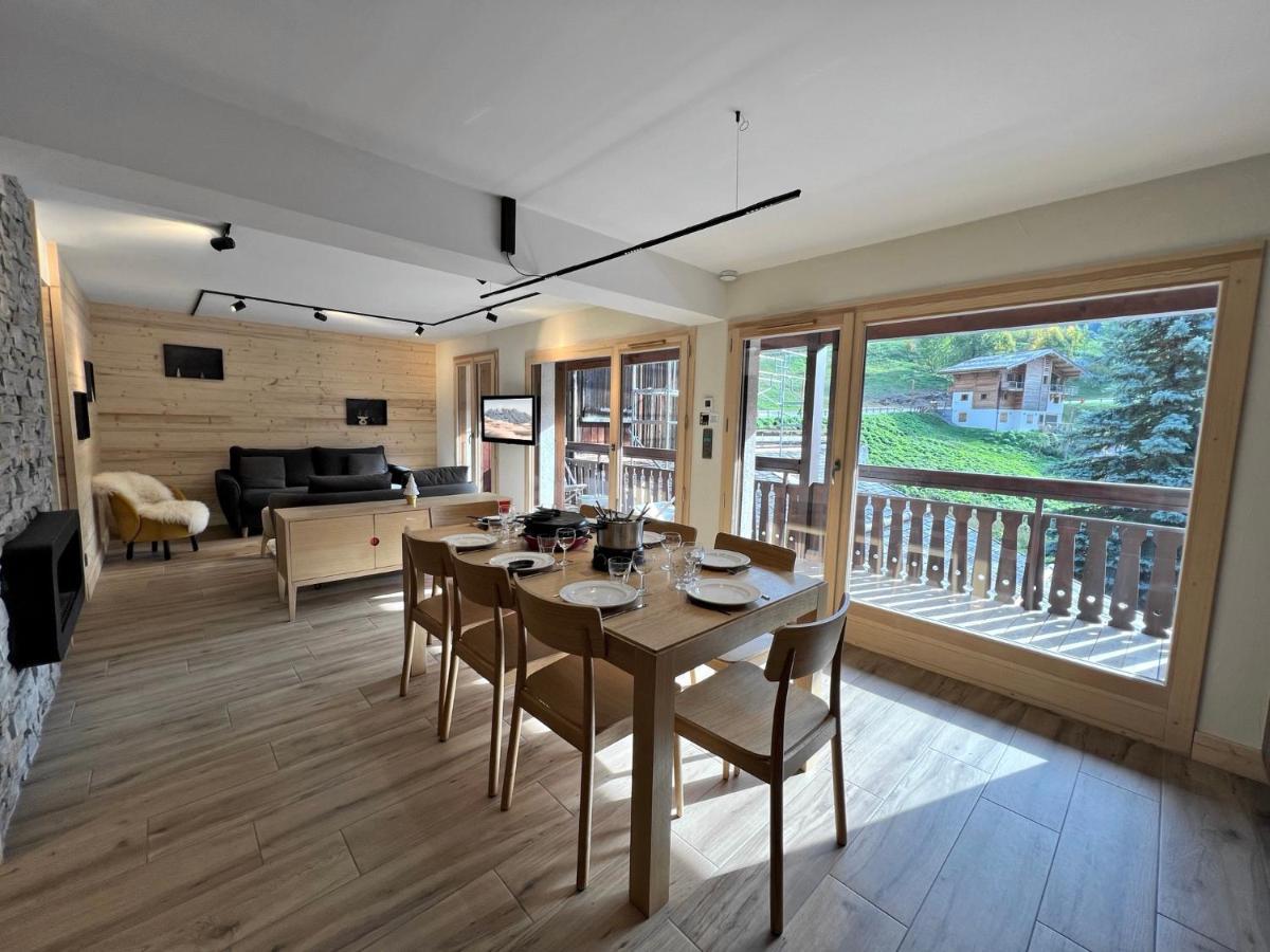 Ours Polaire Bel Appartement Village Et Pistes Ла-Клюсаз Экстерьер фото