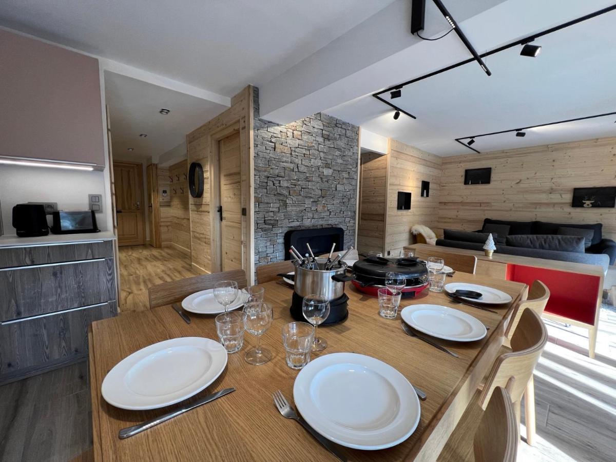 Ours Polaire Bel Appartement Village Et Pistes Ла-Клюсаз Экстерьер фото