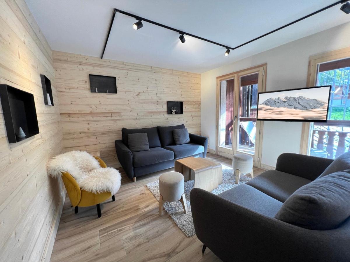 Ours Polaire Bel Appartement Village Et Pistes Ла-Клюсаз Экстерьер фото